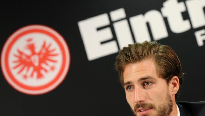 Hat bei Eintracht Frankfurt einen Fünfjahresvertrag unterschrieben: Torhüter Kevin Trapp. Hat bei Eintracht Frankfurt einen Fünfjahresvertrag unterschrieben: Torhüter Kevin Trapp.
