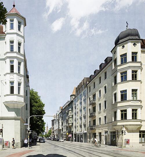 Die Fassade des Hauses wird wenig verändert, auffällig sind aber die Dachgauben. Auch Innen soll es licht und hell werden.