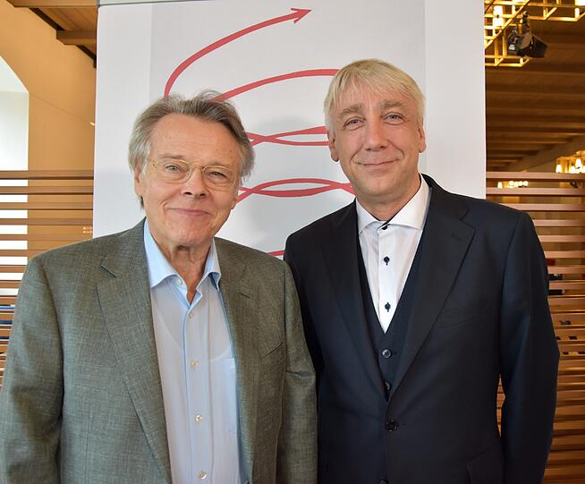 Mariss Jansons und Andreas Kriegenburg.