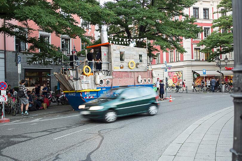 Ein Containerschiff wird kommen &ndash; als Herberge am Gärtnerplatz.