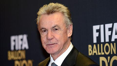 Ottmar Hitzfeld kommt zur FIFA Ballon d'Or Gala.