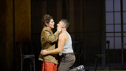 Sophie Rennert (Carmen) mit Lucian Krasznec (Don José)