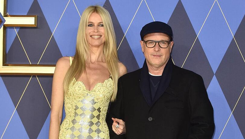 Claudia Schiffer und Matthew Vaughn bei der "Argylle"-Weltpremiere 2024.