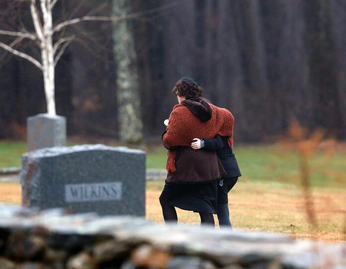 Fairfield, Connecticut: Hier wurde Noah Pozner am Montag beerdigt.
