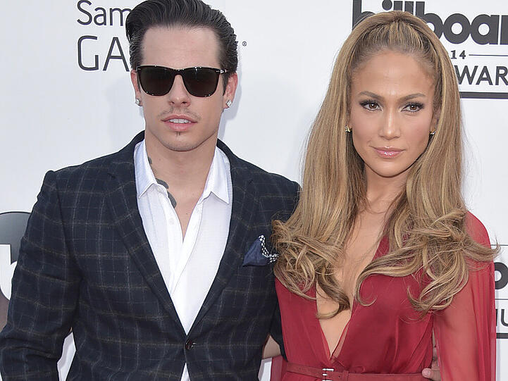 Casper Smart und Jennifer Lopez im Mai 2014 bei den Billboard Music Awards in Las Vegas