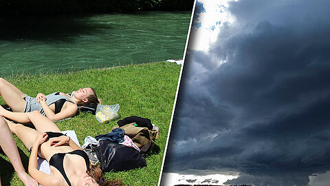 Erst Hitze, dann Sturmgefahr: Die Wetteraussichten für die nächsten Tage sind wechselhaft.