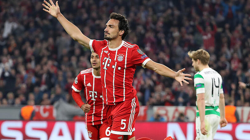 MATS HUMMELS - NOTE 2: Nach Heynckes' Rotationsstopp nun gemeinsam mit Weltmeisterkollege Boateng in der Innenverteidigung gesetzt. Perfektes Timing beim Kopfball zum 3:0. Souveräne Vorstellung.