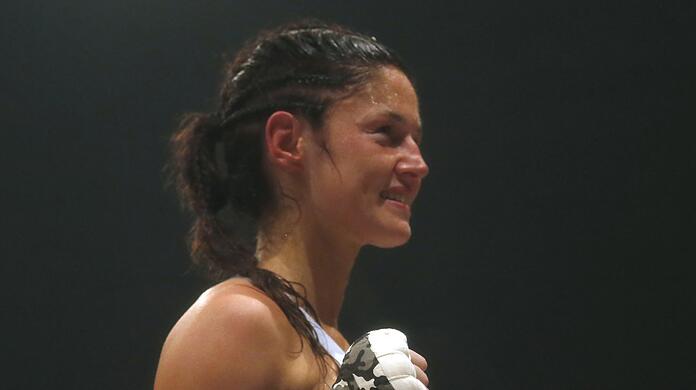 Münchens Kickbox-Queen: Marie Lang.