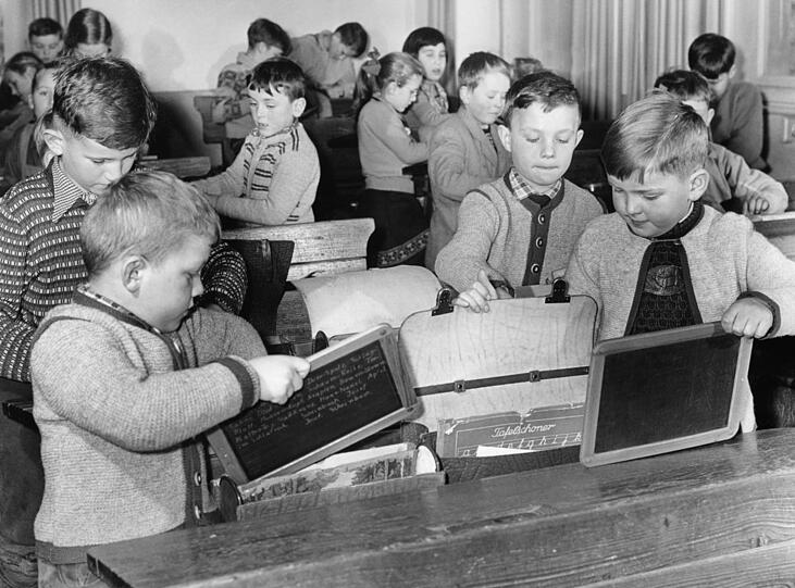 Generation Schiefertafel: So lernten die Abc-Schützen das Schreiben und Rechnen.