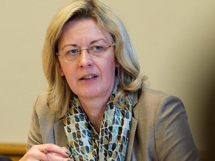 Hört frühzeitig auf: Heike Fölster, Geschäftsführerin Finanzen beim Flughafen Berlin Brandenburg.