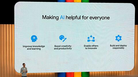 Google-Chef Sundar Pichai will Künstliche Intelligenz voranbringen.