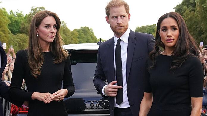 Prinzessin Kate soll Prinz Harry und Herzogin Meghan nicht trauen