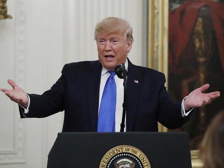 US-Präsident Donald Trump ist schwer unzufrieden mit dem Vorgehen der Demokraten.