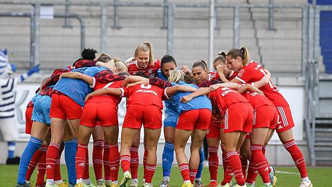 Zusammenhalten: Die Bayern-Frauen müssen in dieser Saison im Verbund wettmachen, was ihnen an Stärke zu Wolfsburg fehlt.