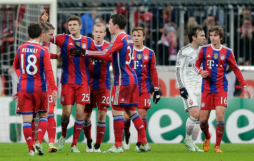 Der FC Bayern hat im Rückspiel des Achtelfinals Heimrecht.