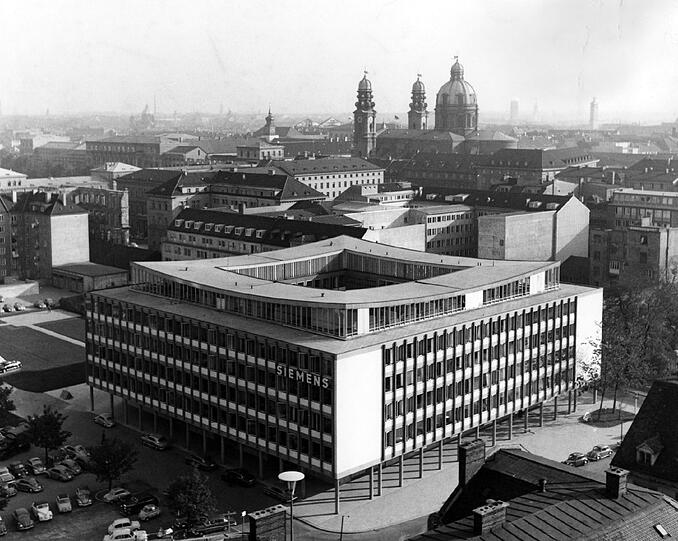 Dieses Siemens-Gebäude am Oskar-von-Miller-Ring steht heute unter Denkmalschutz &ndash; und ist längst verkauft.