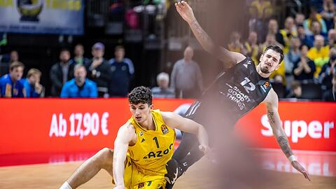 Kam gegen Belgrad auf 17 Punkte für Alba Berlin: Gabriele Procida (l).