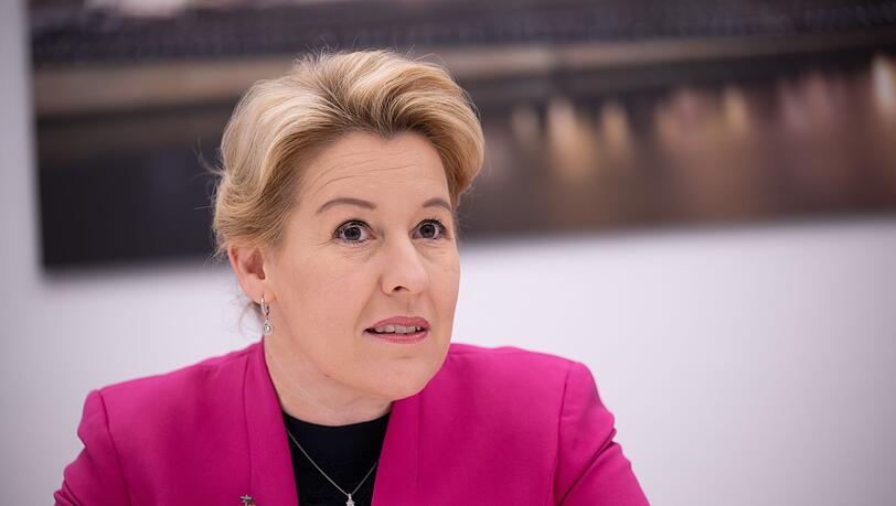 Berlins Wirtschaftssenatorin Franziska Giffey: "Werden nicht trotz, sondern wegen Klimaschutz wirtschaftlich erfolgreich sein."