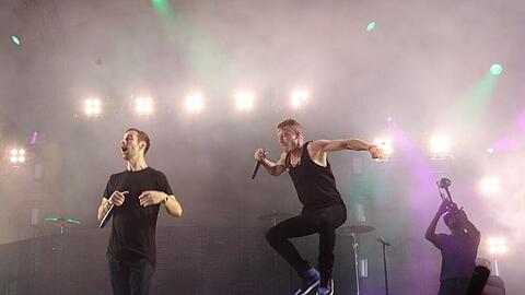 Macklemore & Ryan Lewis geben live Vollgas