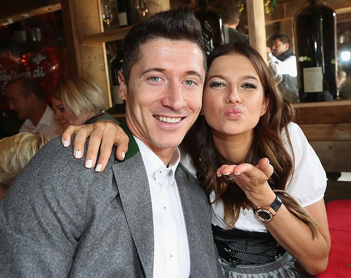 Robert Lewandowski und seine Frau Anna