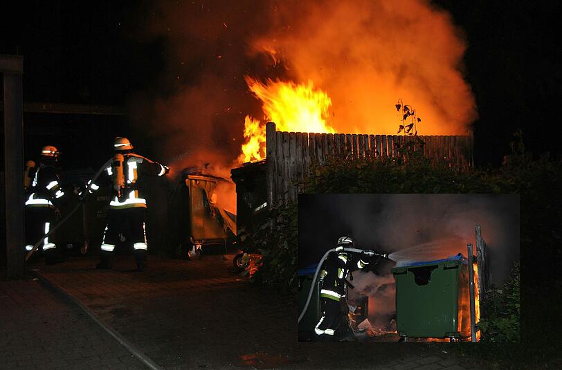 Immer wieder steckten die Teenager Papiercontainer in Brand. (Archivbild)