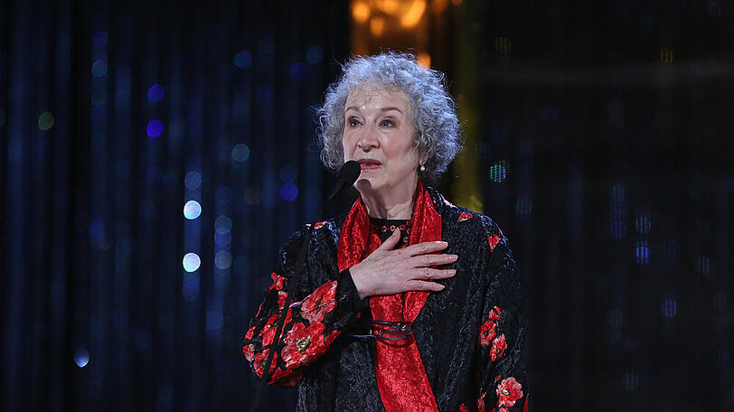 Margaret Atwood bei einem Auftritt in Toronto