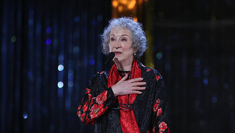 Margaret Atwood bei einem Auftritt in Toronto Margaret Atwood bei einem Auftritt in Toronto