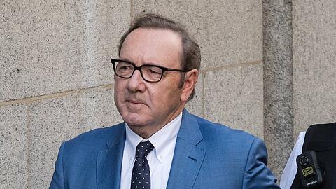 Kevin Spacey bei seinem Gerichtstermin in London.