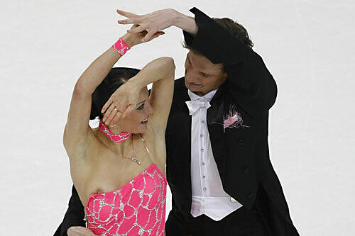 Ivan Shefer und Ekaterina Rubleva auf dem Eis