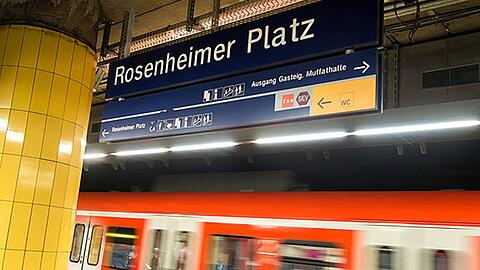 Eine S-Bahn der Linie S3 konnte nicht rechtzeitig bremsen. (Symbolbild)