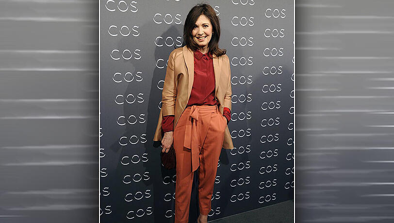 Gute-Laune-Outfit: Iris Berben in Berlin. Gute-Laune-Outfit: Iris Berben in Berlin.