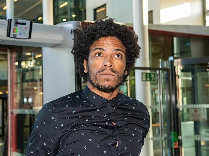 Caiuby da Silva im Augsburger Amtsgericht. Foto: Stefan Puchner/Archivbild