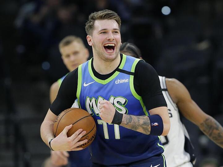 Überragender Akteur beim Mavericks-Sieg bei den Spurs: Luka Doncic.
