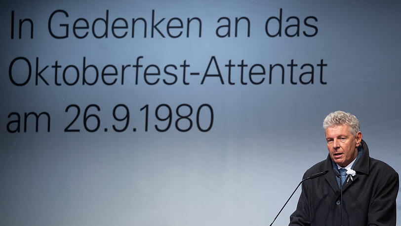 Münchens Oberbürgermeister Dieter Reiter (SPD) bei der Gedenkveranstaltung zum Oktoberfest-Attentat.
