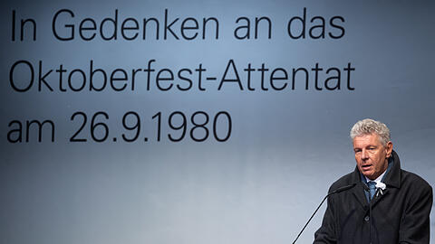 Münchens Oberbürgermeister Dieter Reiter (SPD) bei der Gedenkveranstaltung zum Oktoberfest-Attentat.