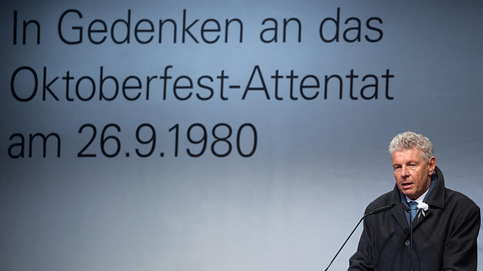 Münchens Oberbürgermeister Dieter Reiter (SPD) bei der Gedenkveranstaltung zum Oktoberfest-Attentat.