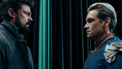 Karl Urbans (l.) Billy Butcher und Antony Starrs Homelander werden wohl auch in einer fünften "The Boys"-Staffel aufeinandertreffen.