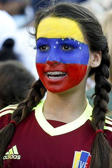 Ein Fan von Venezuela
