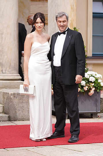 Gloria-Sophie Burkandt und Markus Söder