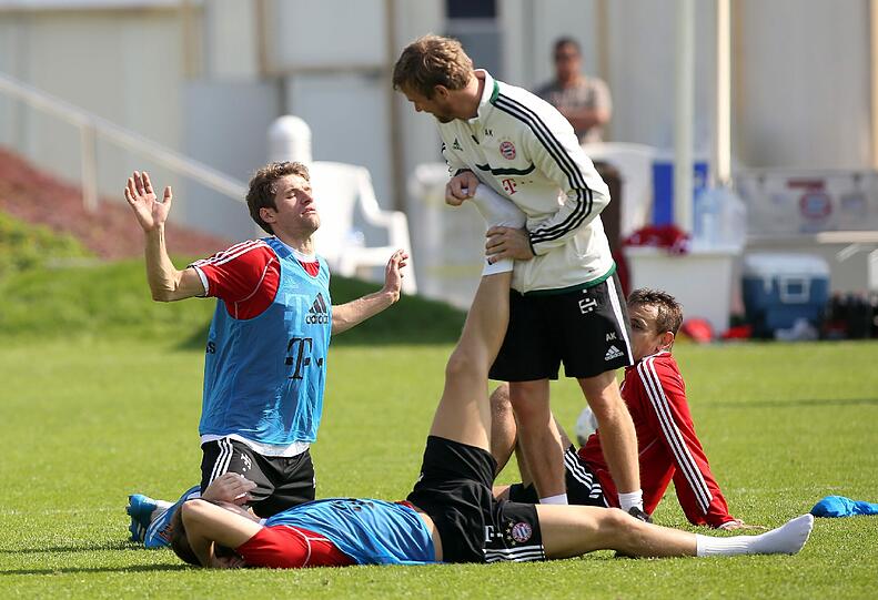 Die Bilder vom Vormittagstraining am fünften Tag des Trainingslagers.