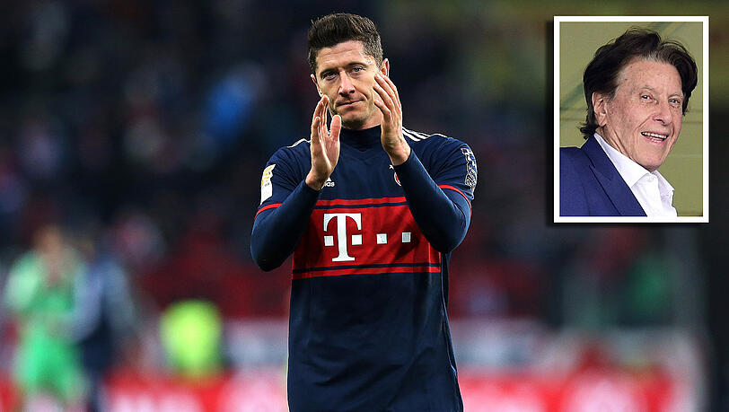 Pini Zahavi (rechts) ist neuer Berater von Bayern-Star Robert Lewandowski. Pini Zahavi (rechts) ist neuer Berater von Bayern-Star Robert Lewandowski.