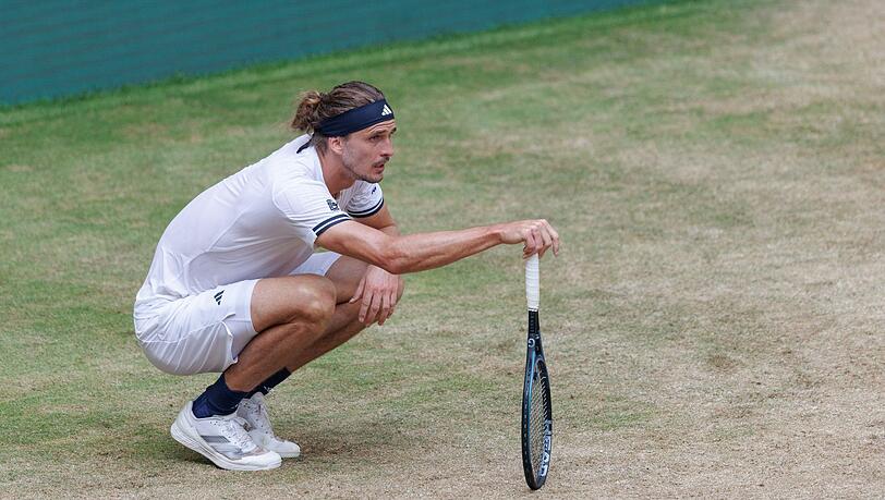 In Halle machte die Diabetes-Erkrankung Alexander Zverev Probleme. (Archivbild)