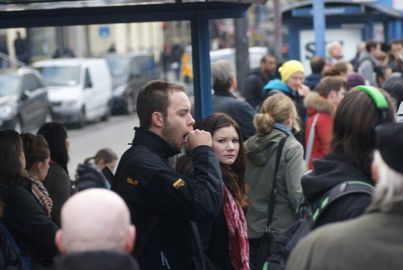 Vor allem im öffentlichen Nahverkehr kam es zum Chaos.