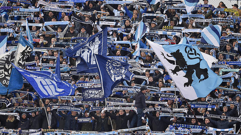 Der TSV 1860 darf sich gegen Braunschweig auf reichlich Fan-Unterstützung freuen. (Archivbild)