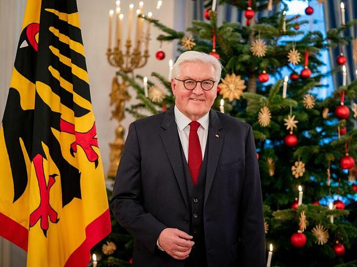 Bundespräsident Frank-Walter Steinmeier im Schloss Bellevue.
