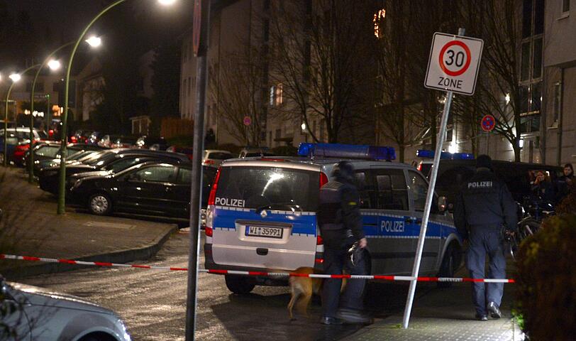 Bilder von der Geiselnahme in Frankfurt.