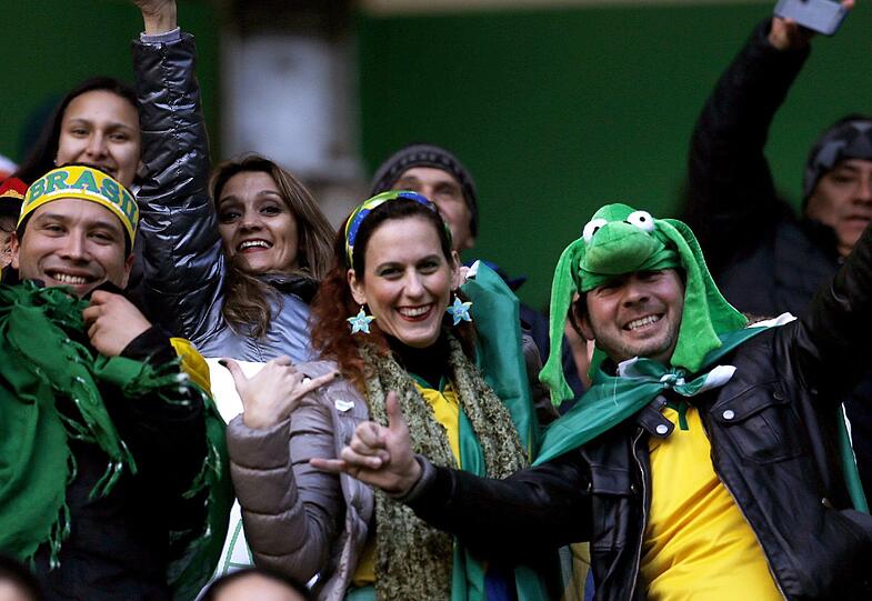 Die verrückten Bilder der Fans bei der Copa America 2015.