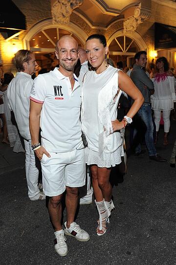 Peyman Amin mit Simone Ballack