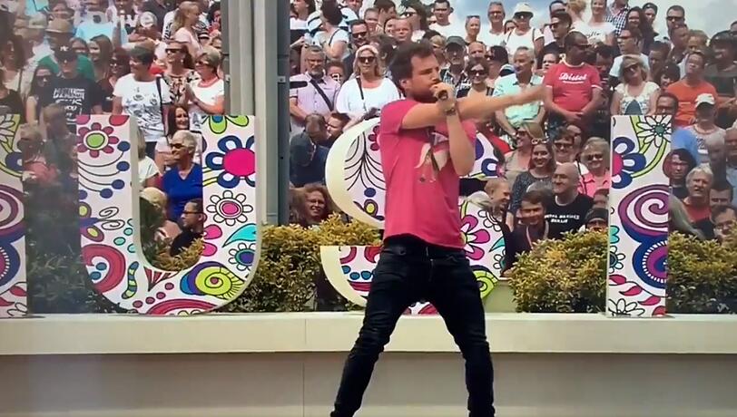 Luke Mockridge sorgte im "Fernsehgarten" für einen Eklat.
