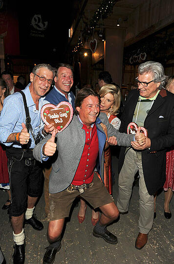 Patrick Lindner und Peter Schäfer, Marianne und Michael Hartl, Georg Dingler